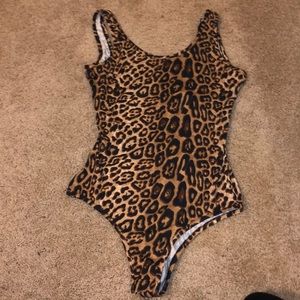 Cheetah print bodysuit